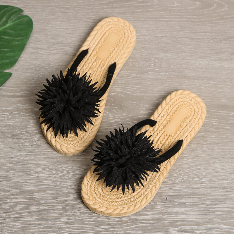 Women's Sunflower Flat Flip-Flops - Image 6