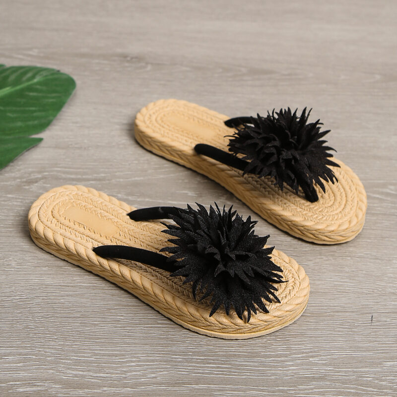 Women's Sunflower Flat Flip-Flops - Image 7