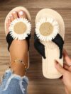 Women's Sunflower Flat Flip-Flops
