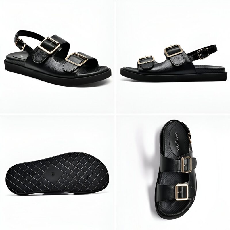 Women’s Leather Gladiator Sandals - Image 5