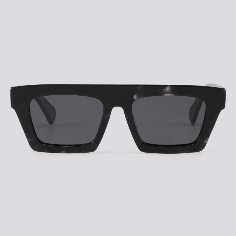 Classic Thick Acetate Eyeglass Frames with Clear Lenses – Unisex UV Protection - Image 4