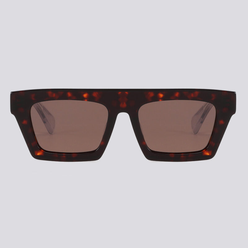 Classic Thick Acetate Eyeglass Frames with Clear Lenses – Unisex UV Protection - Image 3