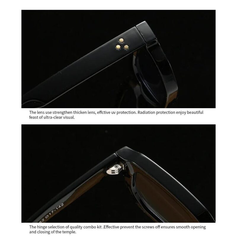 Square Gradient Rivet Sunglasses for Women & Men - Image 5