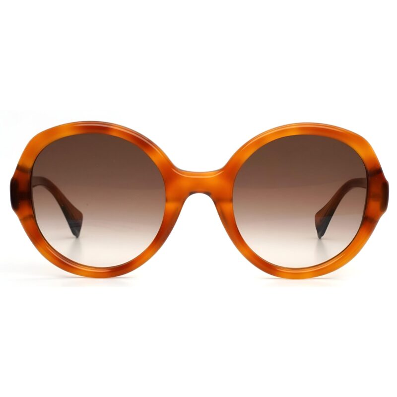 Oversized Round Acetate Glasses for Women - Luxury Prescription Frames - Image 2