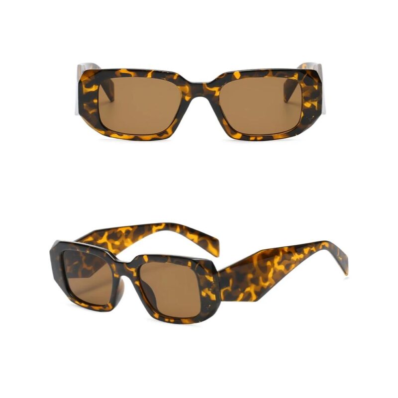 Vintage Rectangle Sunglasses for Women - Image 3