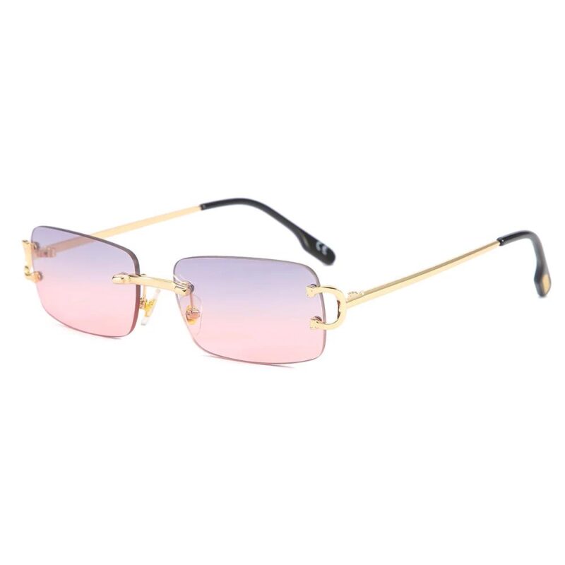 Luxury Mirror Square Frame Sunglasses for Women and Men - UV400 Protection - Image 5