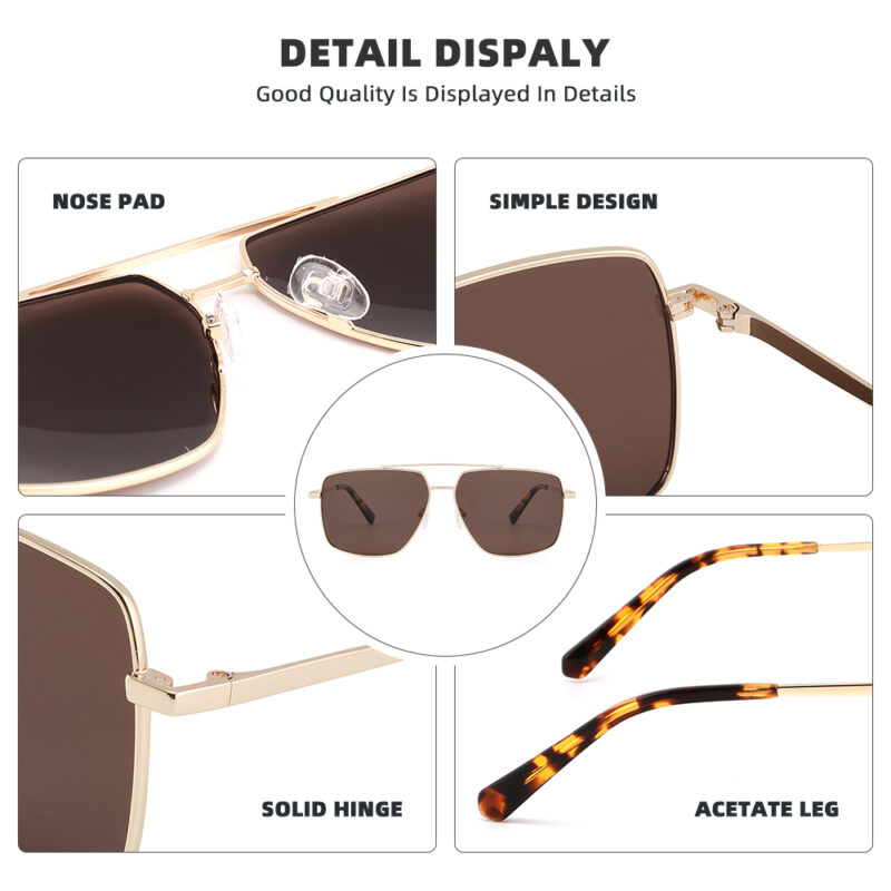 Polarized Aviator Sunglasses for Men & Women - Image 3