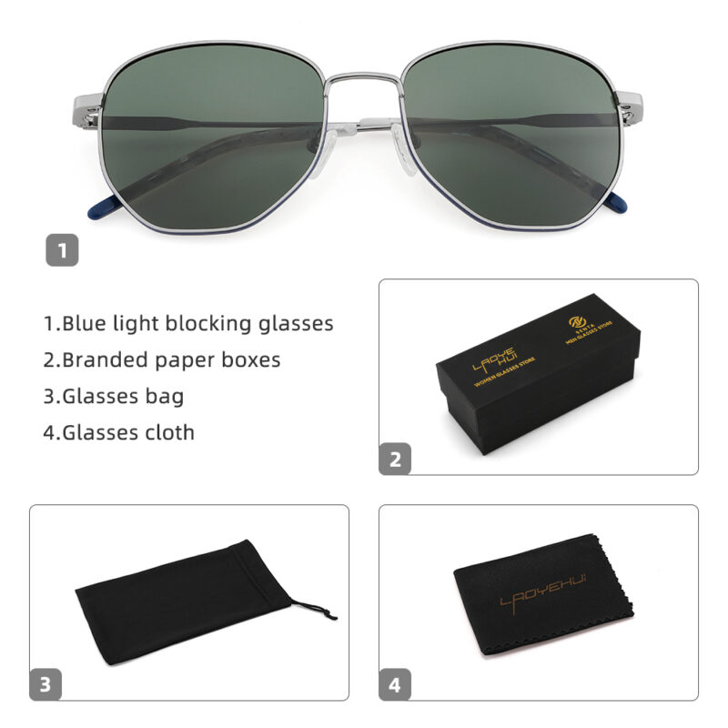Trendy Hexagonal Polarized Sunglasses UV400 for Men & Women - Image 5