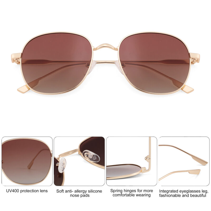 Polarized Oversized Square Sunglasses for Women & Men - Image 6