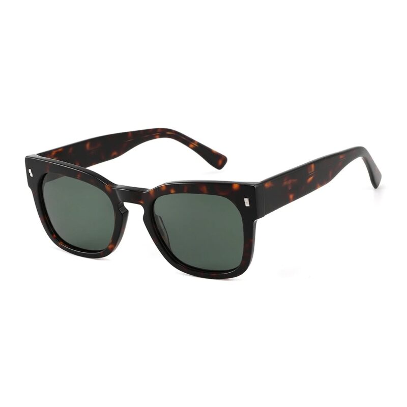 Luxury Thick Acetate Square Sunglasses for Men - Image 3