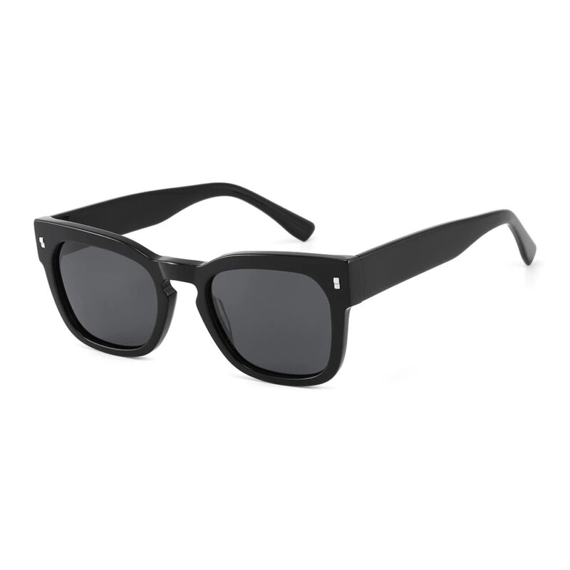 Luxury Thick Acetate Square Sunglasses for Men - Image 2