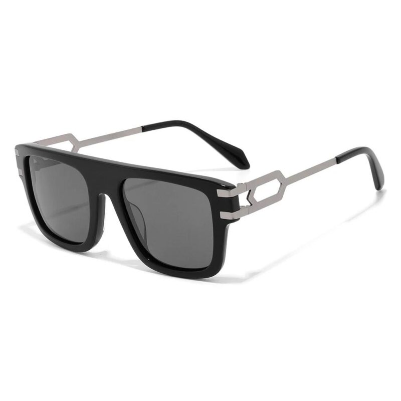 Oversized Square Acetate Sunglasses UV400 | Unisex Luxury Fashion Shades - Image 7