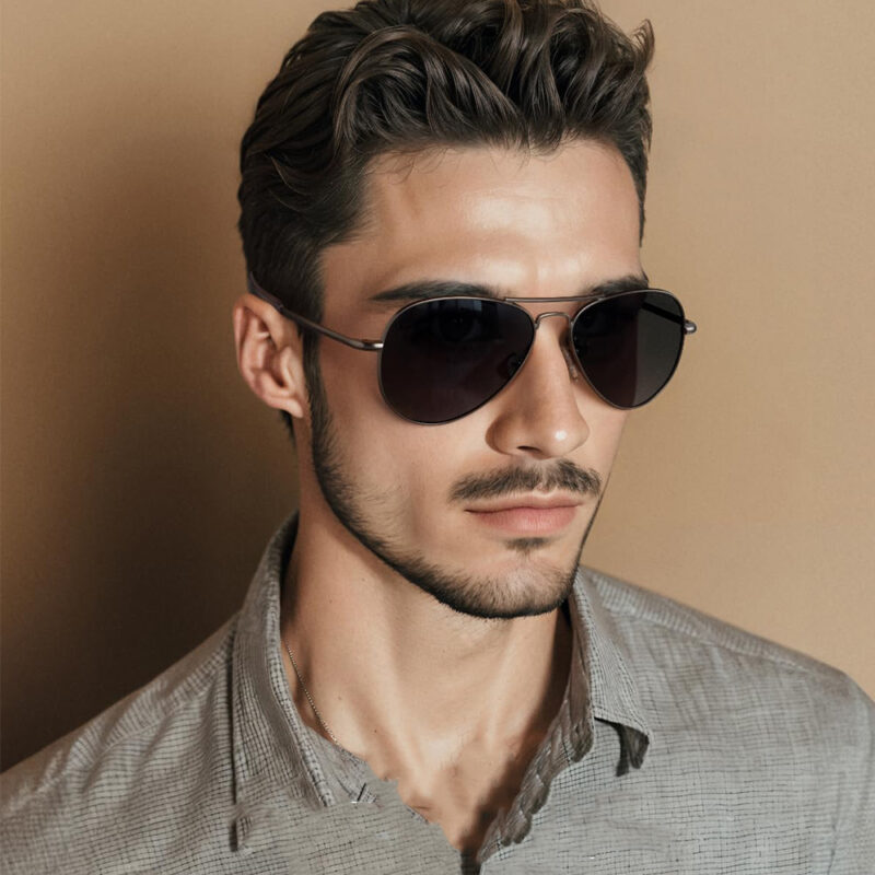 Classic Oversized Polarized Aviator Sunglasses for Women and Men