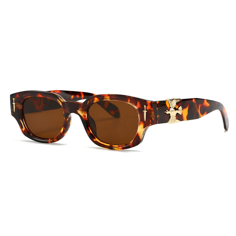 Chic Square Polygon Sunglasses for Women - Image 6