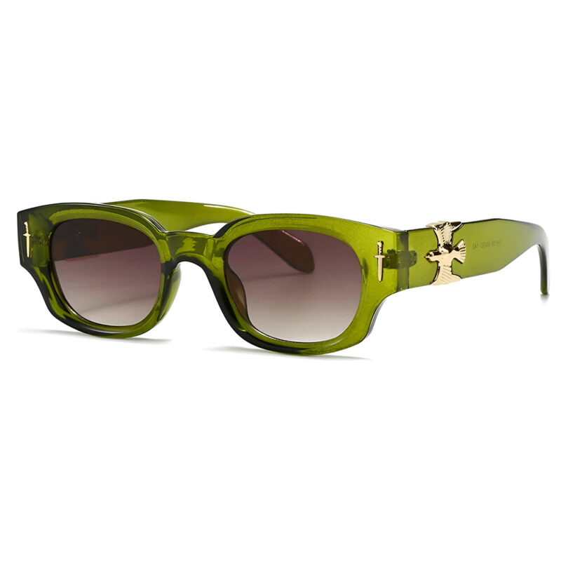 Chic Square Polygon Sunglasses for Women - Image 4