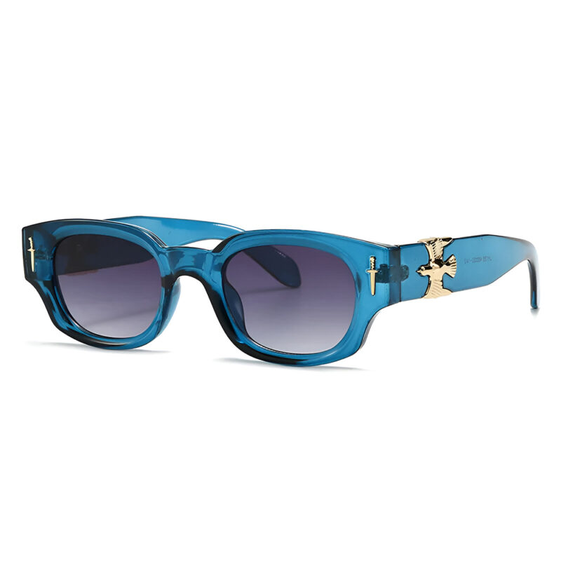 Chic Square Polygon Sunglasses for Women - Image 3