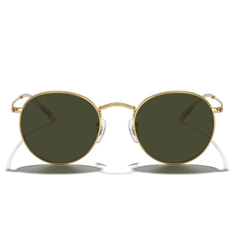 Luxury Vintage Polarized Round Sunglasses UV400 Unisex Small Frame - Image 4