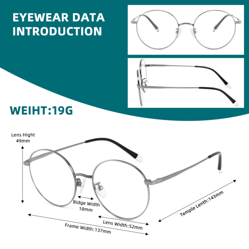 Round Blue Light Blocking Glasses - Image 6