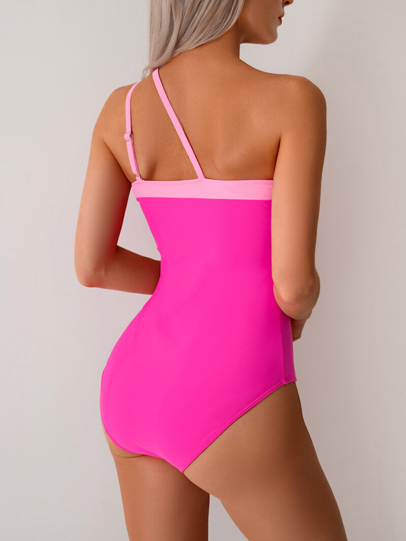 Sexy High Waist One-Shoulder Bikini | Push-Up Backless Swimsuit - Image 3
