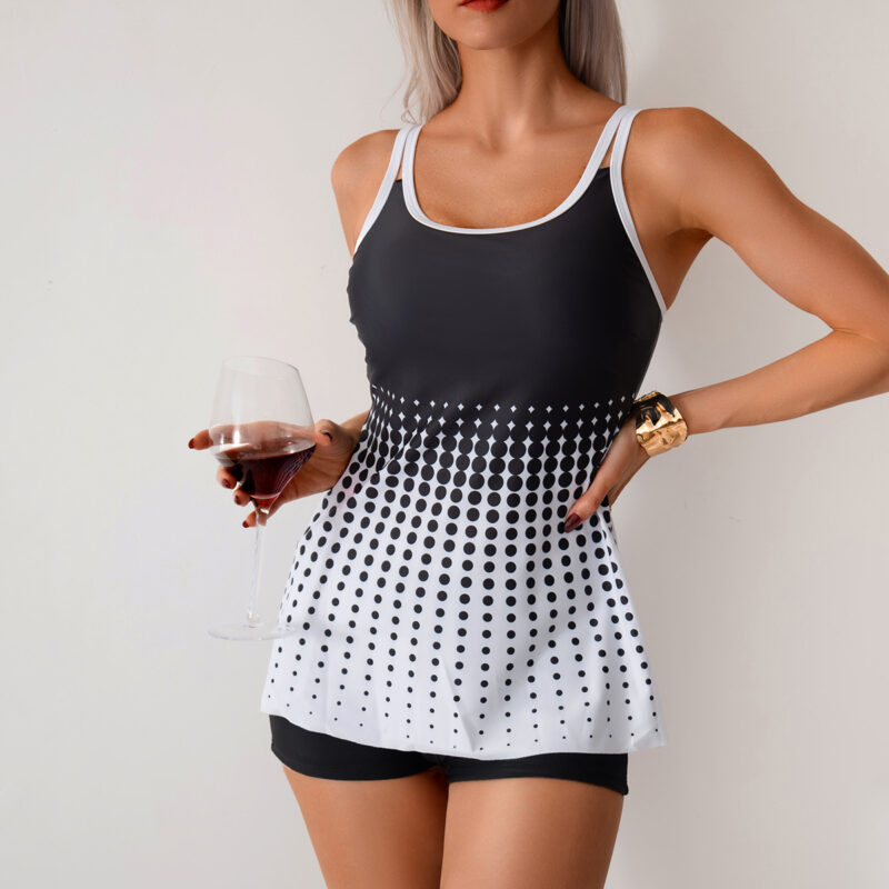 Sexy High Waist Push-Up Polka Dot Bikini Set