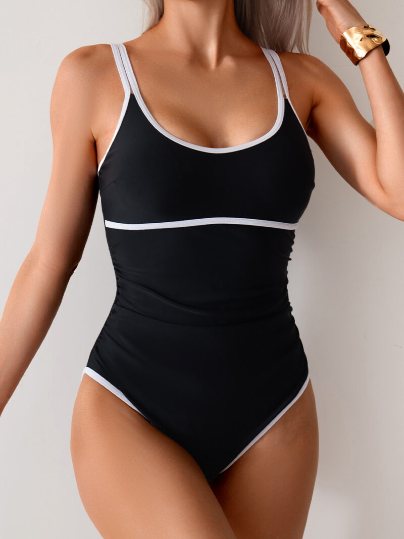 High Waist One-Piece Push Up Swimsuit - Image 3