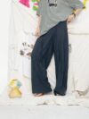 Women's Summer Casual Loose Wide Leg Pants – Mid-Rise, Full-Length