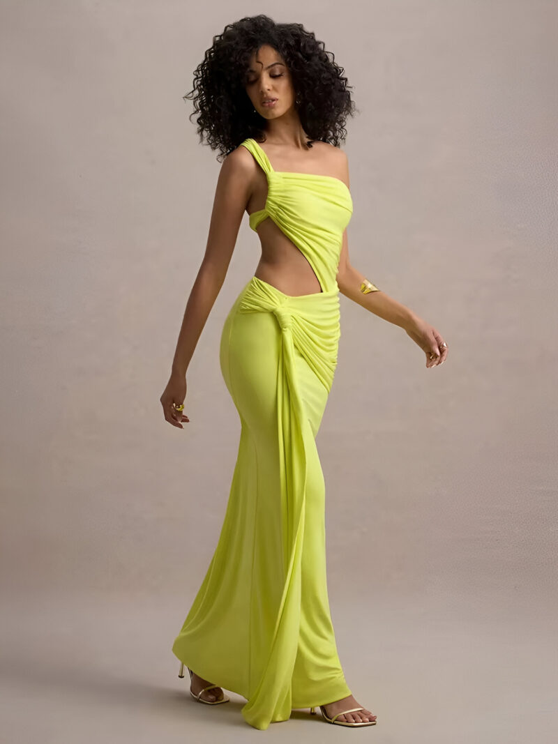One Shoulder Maxi Dress - Image 7