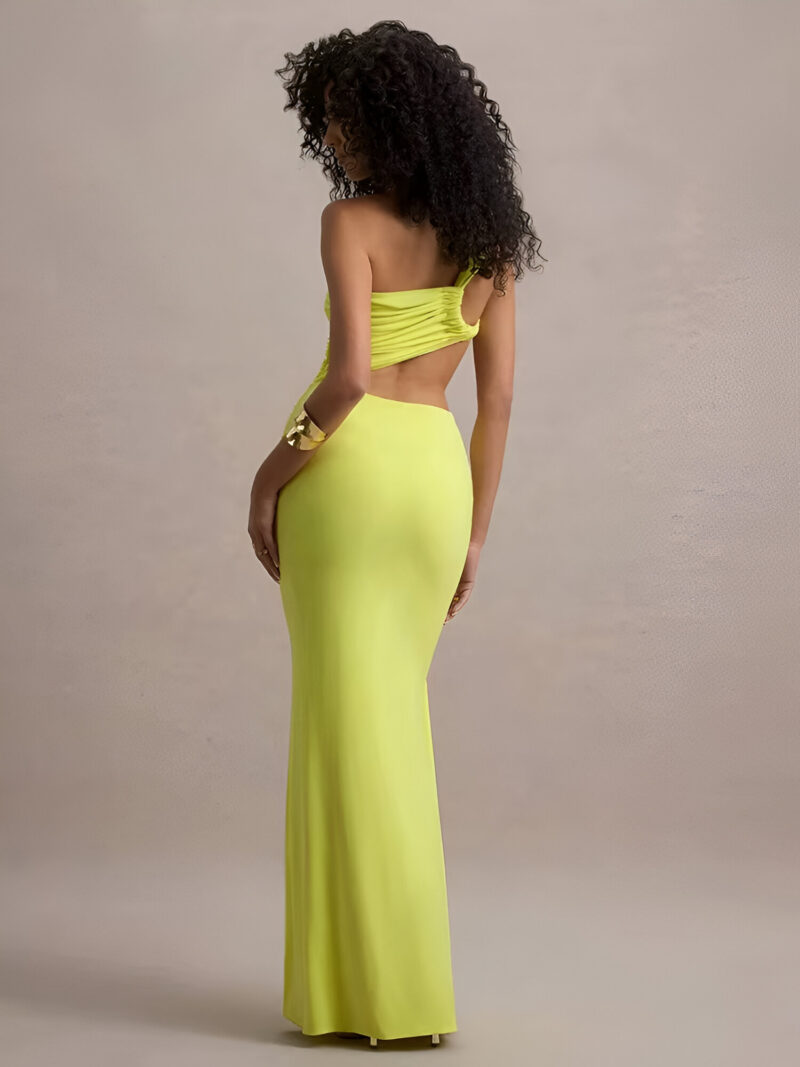 One Shoulder Maxi Dress - Image 9
