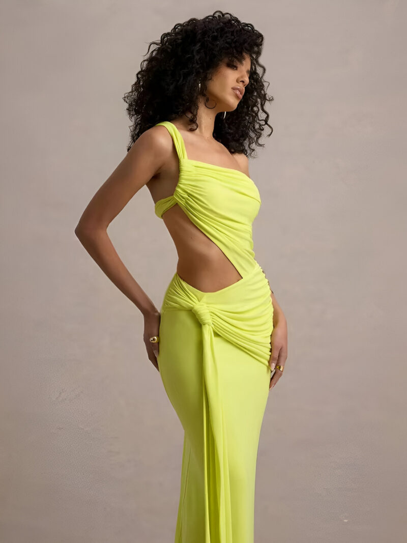 One Shoulder Maxi Dress - Image 8