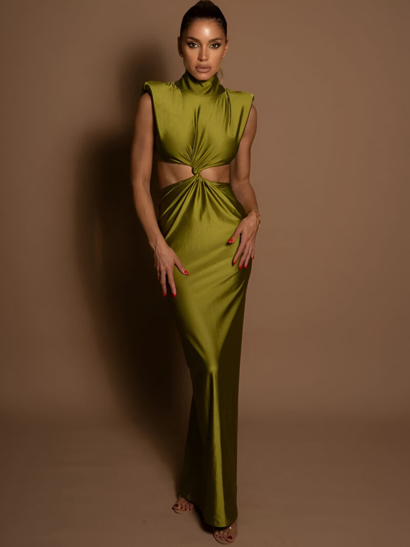 Sexy Sleeveless Maxi Dress for Club & Party - Image 5